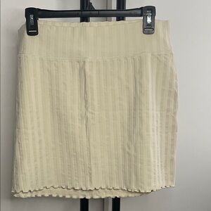 Aerie Cream Mini Skirt Sz XL